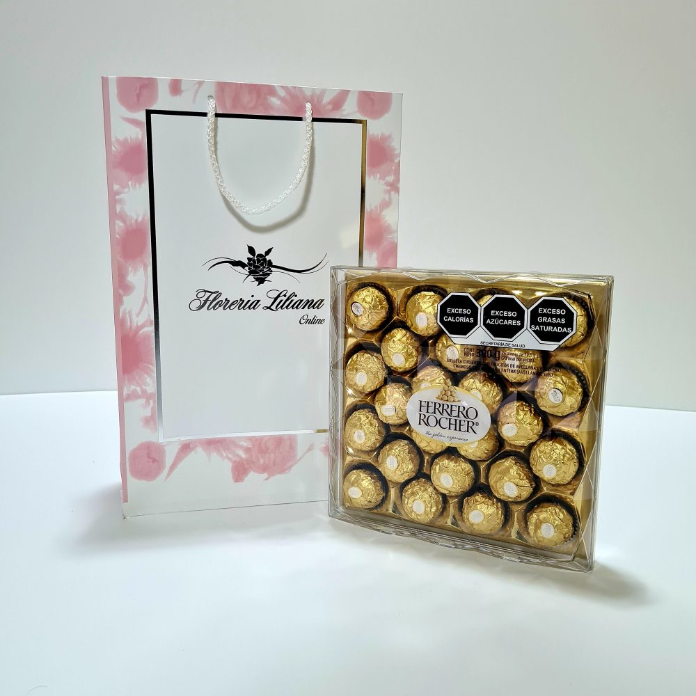 Caja de chocolates Ferrero grande de 24 Piezas