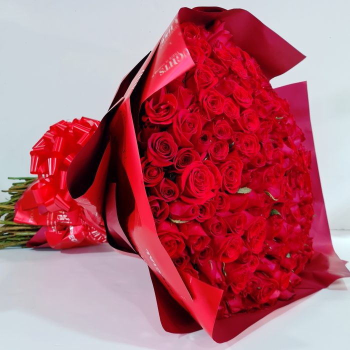 Ramo de rosas rojas 180 piezas