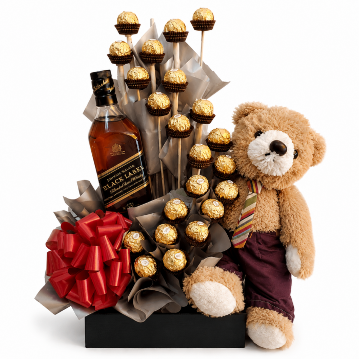 Regalo para hombres chocolates y Wiskey