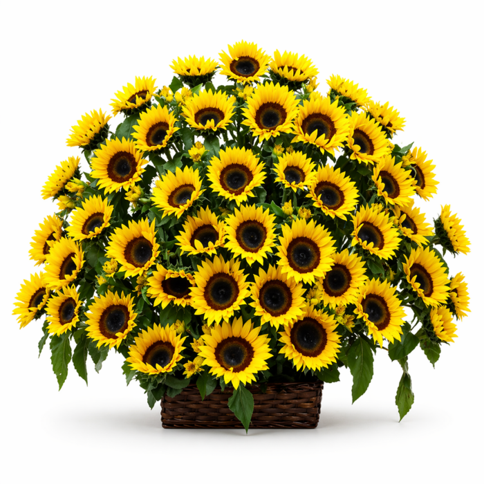 arreglo de girasoles 40 piezas
