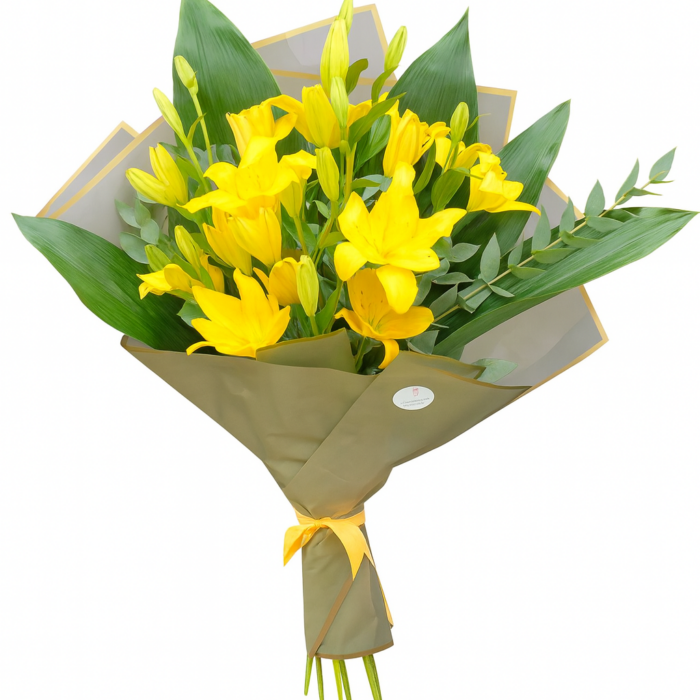 flores lilis amarillas