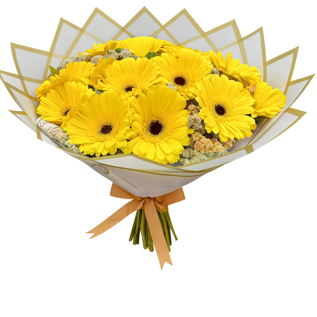 🌼 Gerbera Amarilla | Ramo de 20 Gerberas Frescas 1 gerbera amarilla